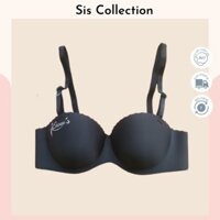 Áo Ngực Su Đúc Enow Cúp Ngang Viền Lượn Sóng Siêu Êm AB128