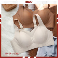 Áo ngực su không gọng BIGO đệm mềm nâng kéo tàng hình 23BGF-LA065