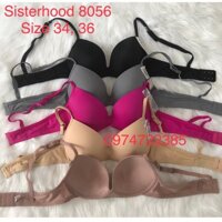 Áo ngực Thái lan có gọng đêm mỏng 8056 - Size 38 đen