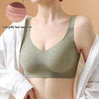 Áo Ngực Thể Thao Nâng Ngực Không Gọng Thép Latex Mềm Mại Điều Chỉnh Được Không Để Lại Dấu Vết