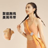 Áo ngực thể thao nữ chống sốc, áo yoga nhanh khô, áo thể dục, cúp cố định, sexy, lưng chéo, không gọng, nâng cao, độ đàn hồi cao, thấm ẩm, thoáng khí, tăng cường ngực nhỏ, kích thước lớn