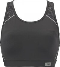 Áo ngực Thể thao nữ Triumph Sloggi mOve Flex Top AX 88-276 mút mỏng các màu - Xám - M