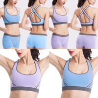 Áo ngực thể thao nữ Xixi - Đệm Racerback Tác động thấp Spaghetti Dây đeo tập luyện Yoga Bras