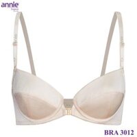 Áo Ngực trơn cao cấp mút mỏng siêu nhẹ annie bra 3012 cài trước, ôm trọn ngực, không cộm phù hợp mặc công sở, đi học. - Da - 3885