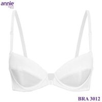 Áo Ngực trơn cao cấp mút mỏng siêu nhẹ annie bra 3012 cài trước, ôm trọn ngực, không cộm phù hợp mặc công sở, đi học. - Trắng - 3475