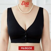 Áo Ngực Trung Niên Khuy Bấm Cotton Xuất Hàn_EVASTORE_BG08 Mới nhất 2022