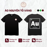 Áo Nguyên tố Vàng hóa Học Vui Mặc Chất