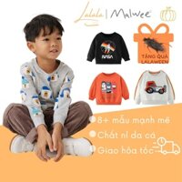 Áo nỉ cho bé trai, áo ấm cho bé trai MALWEE mềm mại, họa tiết ô tô, Marvel mạnh mẽ