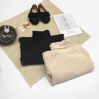 Áo nỉ cổ lọ lót lông