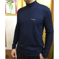 Áo nỉ cổ lọ nam Mont bell 02, hàng xuất xịn