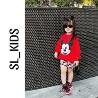 Áo nỉ cổ tròn cho bé hoạt hình mickey mouse,Áo sweater cho bé, SL KIDs S0030