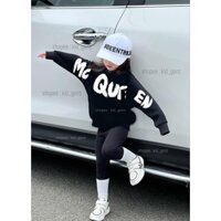 Áo nỉ cổ tròn macqueen cho bé trai gái , áo sweater trẻ em unisex , SARA KIDS