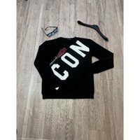 Áo Nỉ DSQ 2 Mầu Trắng Đen Boy Phố ,Mặc Đôi