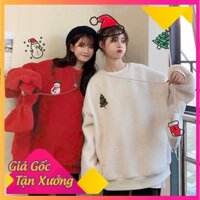ÁO NỈ GIÁNG SINH Người Tuyết Đỏ - Cây Thông Trắng - SWEATER NOEL Mặc Đôi Hot Hit [Sales]