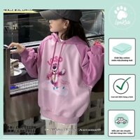 Áo nỉ hoodie hình gấu Lotso cho bé gái size từ 130-170 (34033)