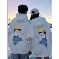Áo nỉ hoodie nam nữ cặp đôi hình chibi dễ thương
