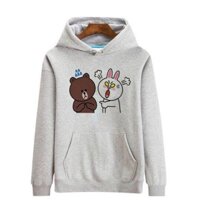 Áo Nỉ Hoodie Nam Nữ Đều Mặc Được THỎ CUTE New Hot Trend Vải Nỉ Bông Dày Mịn Big Size > 100kg - HD00015