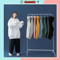 Áo nỉ hoodie nam nữ unisex lót lông ấm áp phom rộng nhiều màu