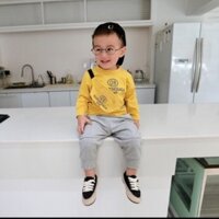 Áo nỉ kèm túi quai chéo cho bé 2 màu ( ảnh thật )