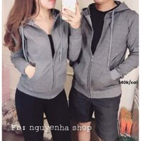 áo nỉ kéo khoá dài tay có mũ #Siêu Xinh