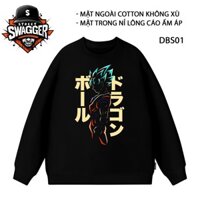 Áo nỉ lông cáo Sweatshirt Street Swagger Brand, Áo nỉ Dragon ball, Áo nỉ Goku DBS01
