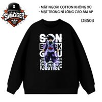 Áo nỉ lông cáo Sweatshirt Street Swagger Brand, Áo nỉ Dragon ball, Áo nỉ Goku DBS03