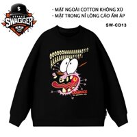 Áo nỉ lông cáo Sweatshirt Street Swagger, Áo hoạt hình Courage The Cowardly Dog SW-CD13