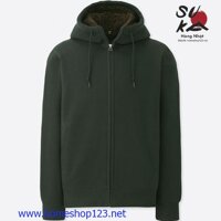 Áo Nỉ Lông Cừu Nam Uniqlo 2018 - 409049-59 DARK GREEN