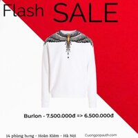 ÁO NỈ MARCELO BURLON TRĂNG CMBA009F22FLE0020107