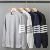 Áo Nỉ Nam Dài Tay Cổ Tròn Thời Trang Hàn Áo Hoodie Nam Nữ Không Mũ Dài Tay Dáng Rộng Phong Cách Tính