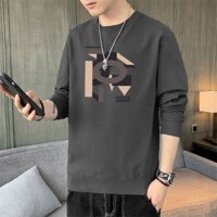 Áo Nỉ Nam Dài Tay Cổ Tròn Thời Trang Hàn