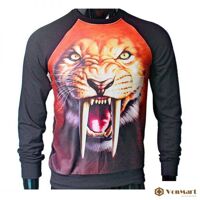 Áo nỉ Nam mặt hổ, in 3D lót bông 2 lớp, dáng thể thao, chất dày cao cấp, ưa chuộng nhất