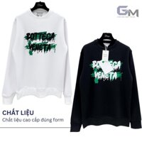 Áo Nỉ Nam Nữ Cổ Tròn Sweater Hoddie Màu Đen Chất Cotton Cao Cấp Phối Đồ G-Man