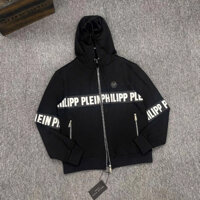 Áo Nỉ Philip Nam Nữ In Chữ Philip Ngang Áo - Áo Hoodie Zip Chất Nỉ Cực Xịn, Áo hoodie Philip in dải chữ siêu đẹp