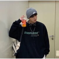 Áo nỉ sweater nam nữ phong cách in chữ Staytuned, Áo hoodie nỉ bông hàng chất lượng form rộng Unisex X20store AN06