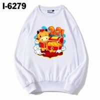 ÁO NỈ SWEATER NAM NỮ TẾT TÂN SỬU 2021 TRÂU RƯƠNG VÀNG