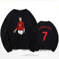 Áo nỉ tay dài in hình Ronaldo Manchester United F.C. cá tính