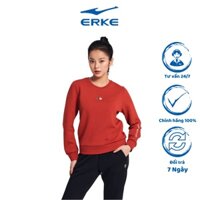 Áo nỉ thể thao nữ ERKE trẻ trung năng động chất liệu cao cấp 12221389108 - Màu đỏ - XL