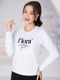 Áo nỉ thu đông in chữ Flora » Thời trang Loza
