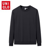 Áo nỉ uniqlo Nam Nữ Cotton nguyên chất Loose Plus Size Áo thun dài tay nữ / Áo len uniqlo