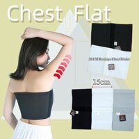 Áo Nịt Ngực Tomboy cổThể Thao Co Giãn Size S-6XL Bản Nịt Gen Thun 15cm/20cm Không gài không kéo dạng tròng