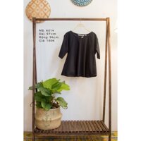 Áo nữ 2hand Uniqlo đơn giản màu đen