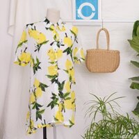 Áo Nữ form dài họa tiết OvanMade AM1842