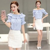 Áo nữ nhún bèo Haint Boutique ale26