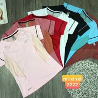 ÁO NỮ PHỐI LƯỚI VIỀN TAY TẬP GYM YOGA CAO CẤP