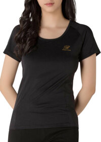 Áo Nữ Tay Cộc Giác Lăng 009 GYMGiaclangDenM - Đen Size M