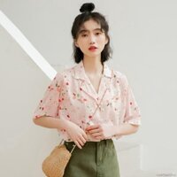 Áo nữ tay dài họa tiết hoa phong cách boho thời trang quyến rũ đẹp ⭐