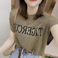 Áo Nữ Tay Hến Chất Liệu Len Lưới Mỏng