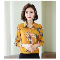 Áo nữ trung niên dài tay mới 2020