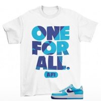 Áo One For All Air Force 1 Low Split Light Photo Blue Sneaker Matching